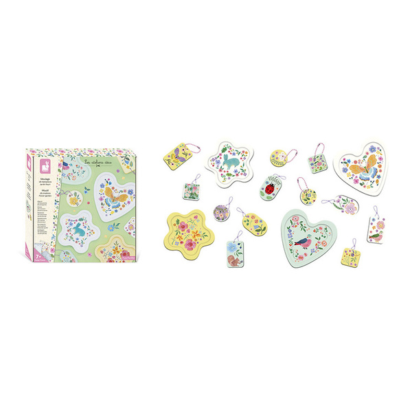 Zestaw kreatywny Formy i odlewy Ogród kwiatowy, dla dzieci 7 lat+, Janod