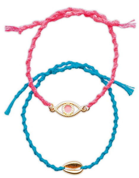 Zestaw do tworzenia biżuterii Bransoletki przyjaźni 8+, Janod