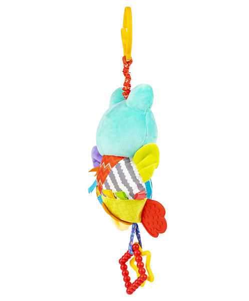 Zawieszka do wózka łóżeczka z gryzakiem Zwariowany Felek, 0 m+, Balibazoo