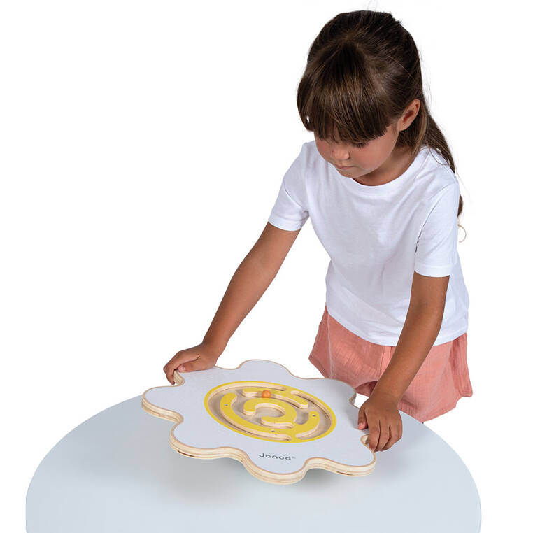 Deska do balansowania Janod Sweet Cocoon – pastelowe kolory, drewno FSC