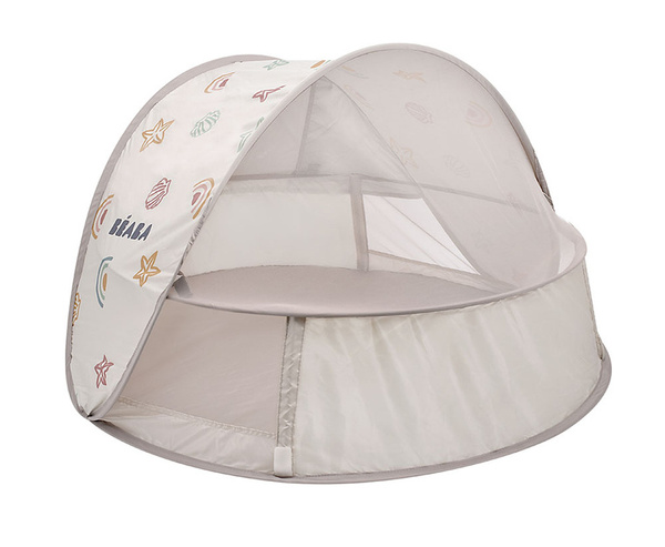 Namiot plażowy 100 cm średnicy, z moskitierą i pokrowcem Breezynest UV, Beaba