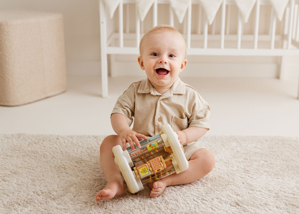 Roler - Zręcznościowy Roluś, zabawka dla dzieci, 6 m+, TuliFun, Dumel