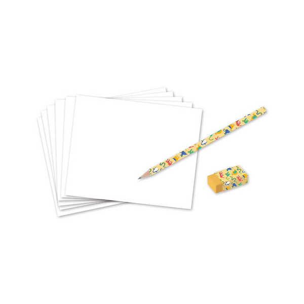 Zestaw kreatywny Rysowanie krok po kroku Zwierzęta 6+, Janod