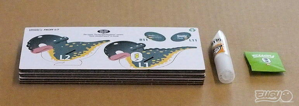 Układanka Puzzle 3D Pachycefalozaur - zestaw kreatywny dla dzieci 6 lat+, Eugy