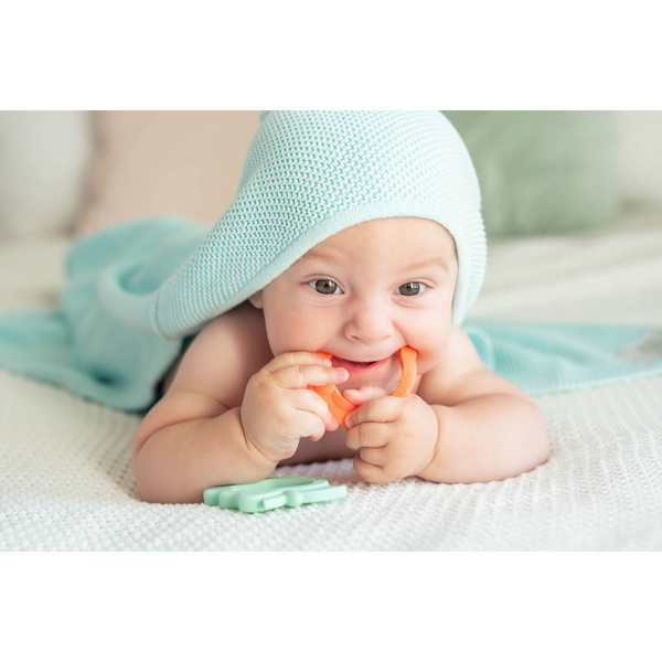 Silikonowe Gryzaki Owoce 2-pak, Giligums