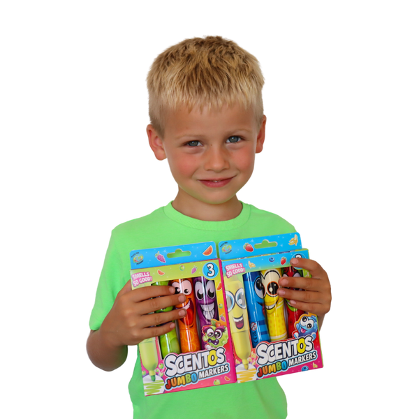 Pachnące Markery - Śmieszne Minki, zestaw 3 szt., 3 lata+, Scentos