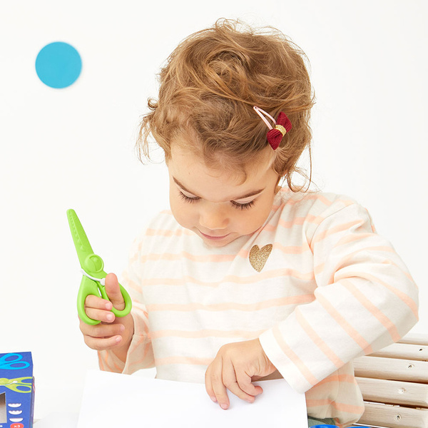 Zestaw kreatywny - Pierwsze nożyczki do wycinania wzorów 3szt., 3+, Janod