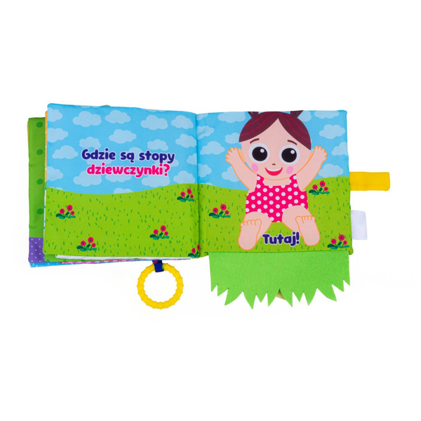 Książeczka sensoryczna Gdzie Jest Dziewczynka? dla dzieci 6 m+, Jolly Baby