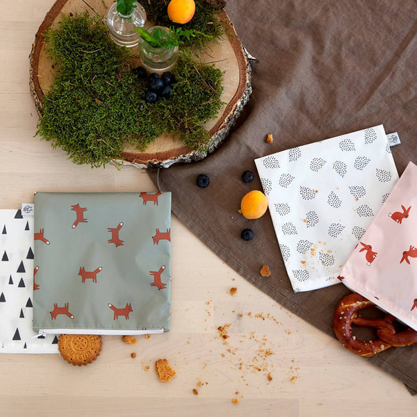 Zestaw torebek na przekąski Little Forest Lisek, Lassig