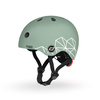 Scoot and Ride Kask dla dzieci 1-5 lat rozm. XXS-S, kolor: Green Lines