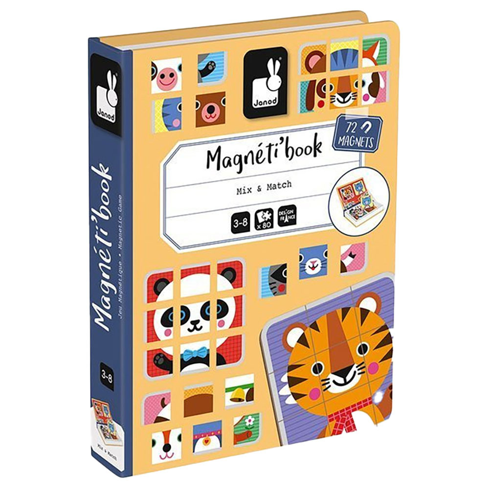 Magnetyczna układanka Puzzle zwierzątka Janod