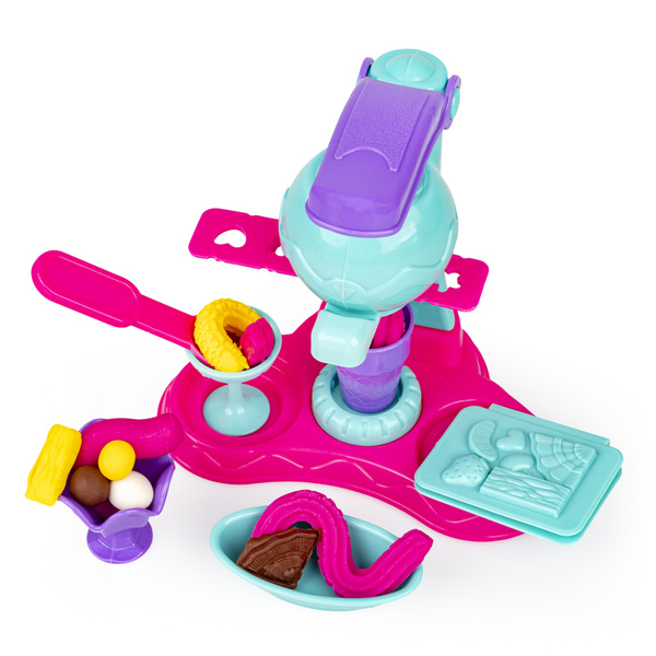 Zestaw Maszyna do lodów - ciastolina dla dzieci, 3 lata+, Scentos
