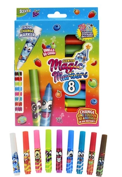 Pachnące Markery / Flamastry - Magiczne, zestaw 8 szt., 3+, Scentos
