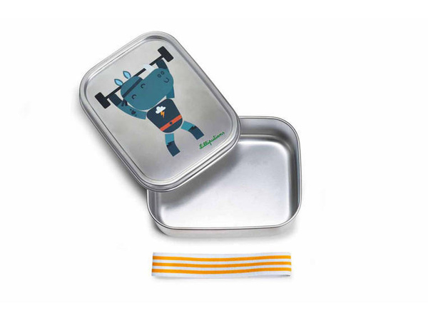 Lunchbox ze stali nierdzewnej Super Nosorożec Marius, Lilliputiens