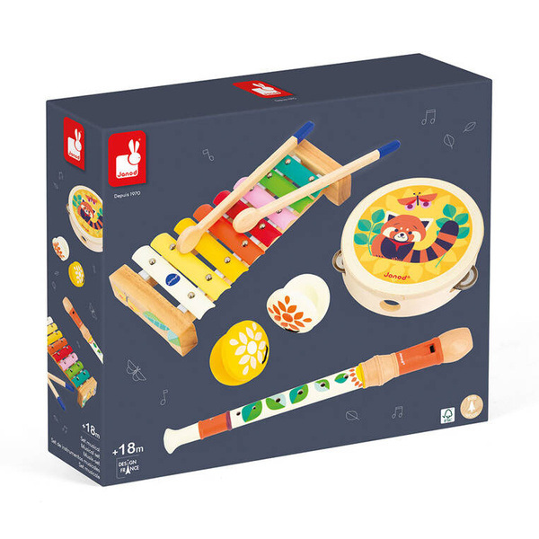 Zestaw zabawek muzycznych Gioia dla dzieci 18m+, Janod