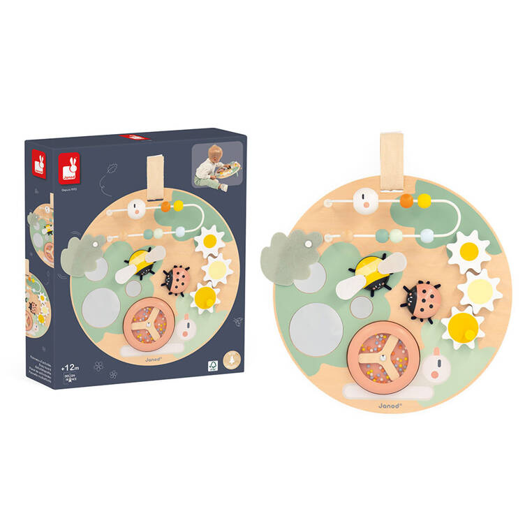 Zabawka edukacyjna drewniana Janod Ogród 12m+ tablica