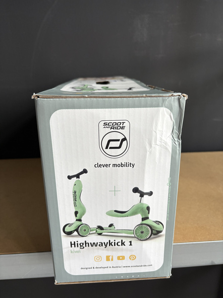 Scoot and Ride HK1 2w1 jeździk i hulajnoga dla dzieci 1-5 lat, kolor: Kiwi***OUTLET***