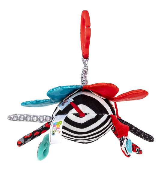 Zawieszka do wózka Kontrastowa Pszczoła Majka, dla dzieci, 0 m+, Balibazoo