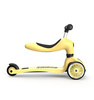 Scoot and Ride HK1 2w1 jeździk i hulajnoga dla dzieci 1-5 lat, kolor: Lemon