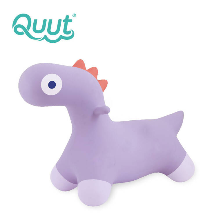 Bezpieczny dmuchany skoczek Hoppi Dino Lavender Quut – rozwój i zabawa