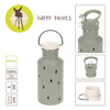 Bidon ze stali nierdzewnej 500 ml Happy Prints oliwkowy, Lassig