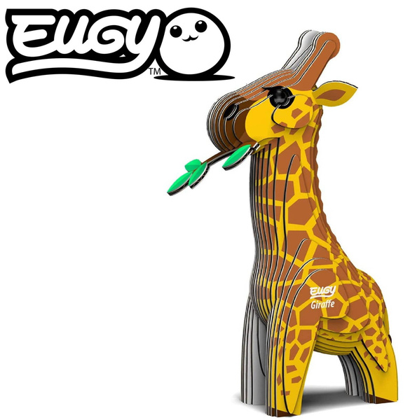 Układanka Puzzle 3D Żyrafa - zestaw kreatywny dla dzieci 6+, Eugy
