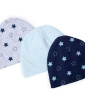 Sinsay Czapka chłopięca 3-pak w gwiazdki oraz gładka