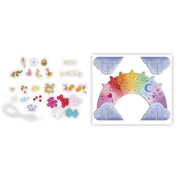 Zestaw kreatywny do tworzenia biżuterii ze stojakiem dla dzieci, 7 lat+, Janod