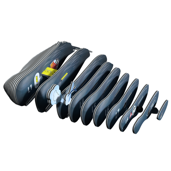 Puzzle 3D Układanka Wieloryb Kaszalot - zestaw kreatywny dla dzieci, 6 lat+, Eugy