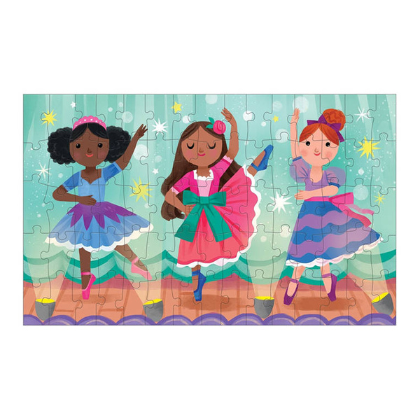 Puzzle soczewkowe z ruchomym obrazkiem Baletnice 75 elementów 5+, Mudpuppy