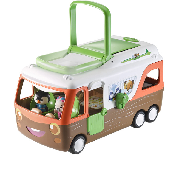 Samochód Auto Kamper, Duży, otwierany dach, przenośny, 18 m+, Klorofil