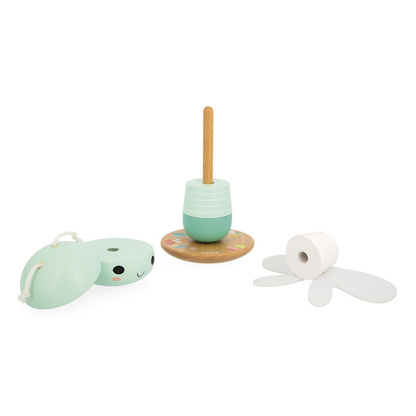 Układanka piramida drewniana Ważka Pure 12 m+, Janod