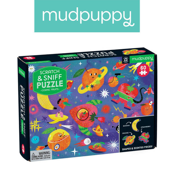 Puzzle sensoryczne 60 elementów 4+, Mudpuppy