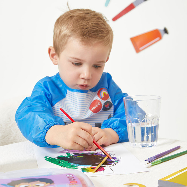 Zestaw kreatywny - Kredki żelowe 10 kolorów, dla dzieci, 3 lata+, Janod