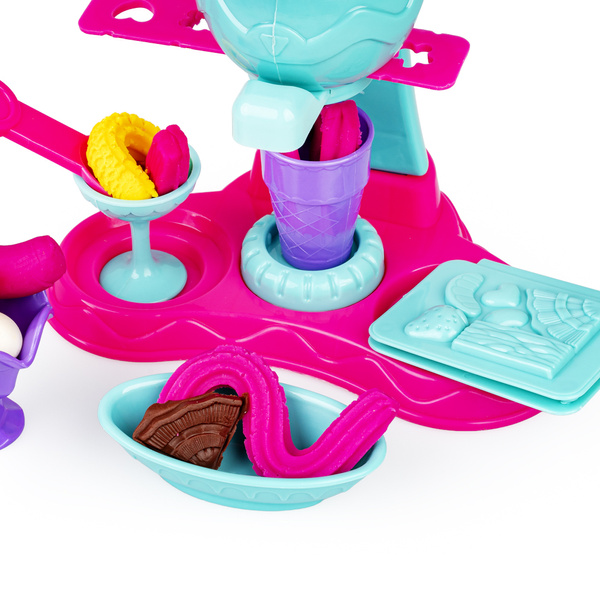 Zestaw Maszyna do lodów - ciastolina dla dzieci, 3 lata+, Scentos
