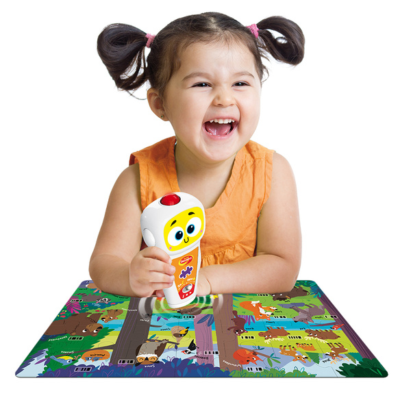 Puzzle interaktywne, dźwiękowe, Robot Robby, Farma i Las, Dumel Discovery