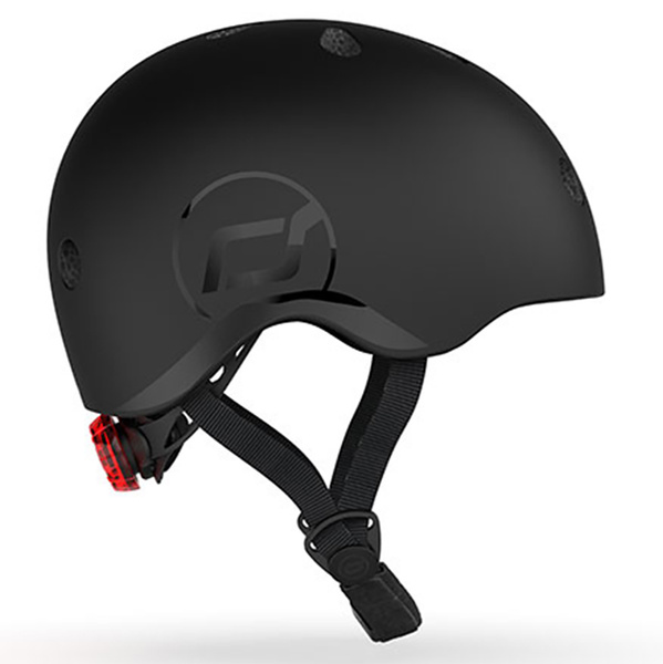 Kask dla dzieci 1-5 lat rozm. XXS-S, kolor: Black (czarny), Scoot and Ride