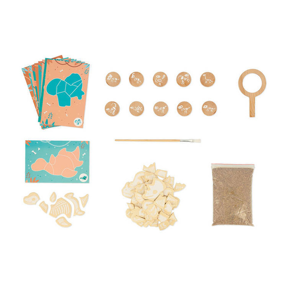 Układanka wykopaliska Dinozaury 4+, Janod