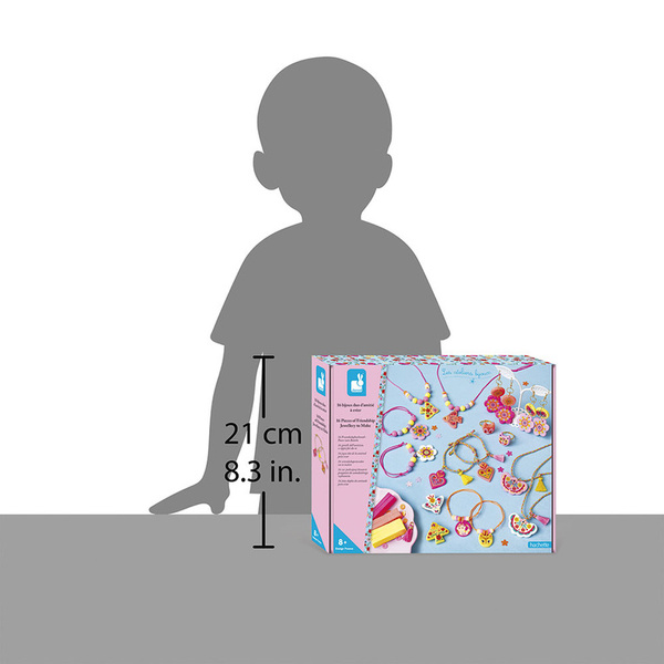 Zestaw kreatywny do tworzenia biżuterii dla przyjaciółek Klejnoty przyjaźni, dla dzieci, 8+, Janod