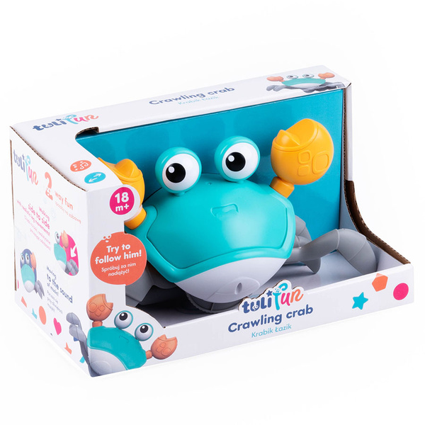 Krabik Łazik do nauki raczkowania, 18 m+, Tuli Fun, Dumel