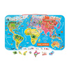 Puzzle magnetyczne Mapa świata, Janod