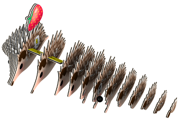 Układanka 3D Jeżyk, Eugy