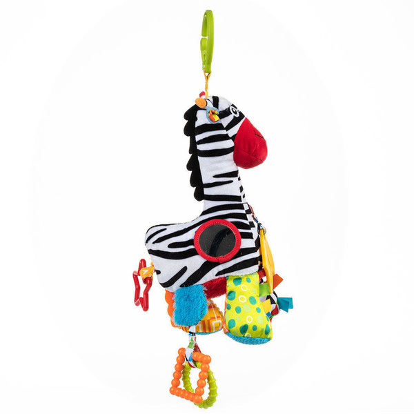 Zawieszka do wózka łóżeczka Zebra Zoya Z Pozytywką, Balibazoo