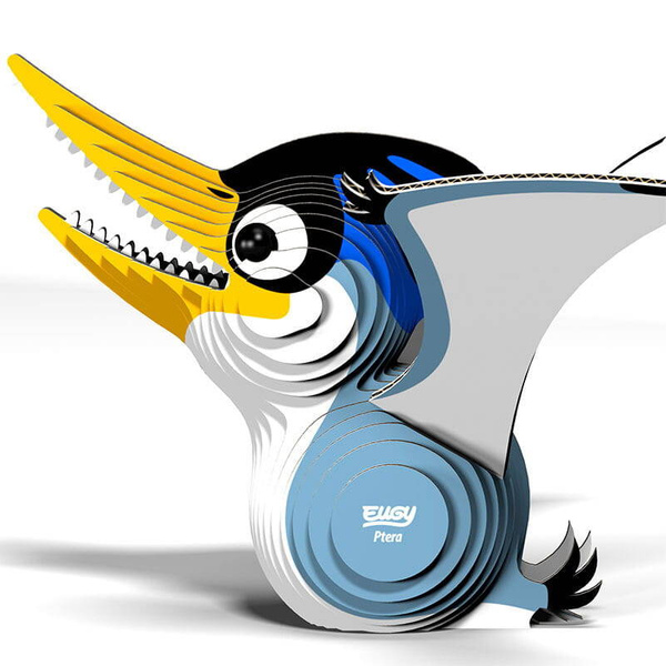 Układanka Puzzle 3D Dinozaur Ptero - zestaw kreatywny 6 lat+, Eugy