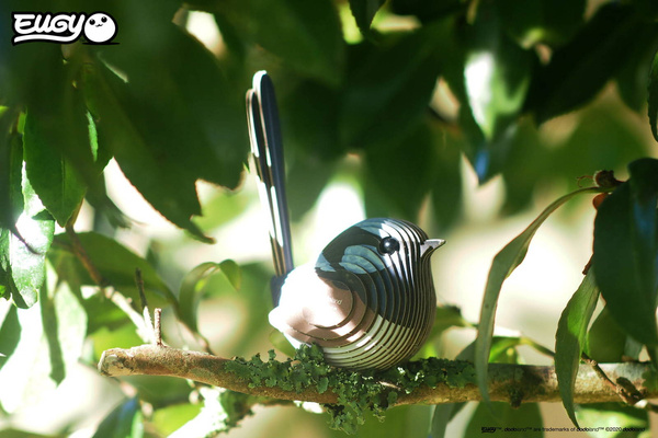 Układanka Puzzle 3D Strzyżyk Ptaszek - zestaw kreatywny dla dzieci 6 lat+, Eugy