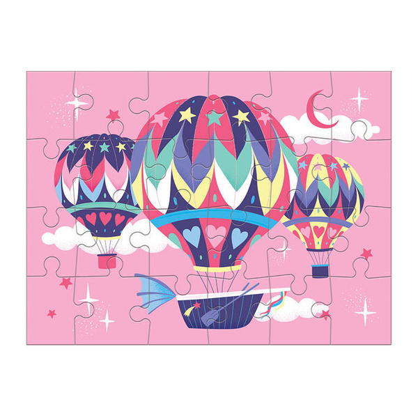 Puzzle progresywne Magia jednorożców 16, 20, 24 i 28 elementów 3+, Mudpuppy