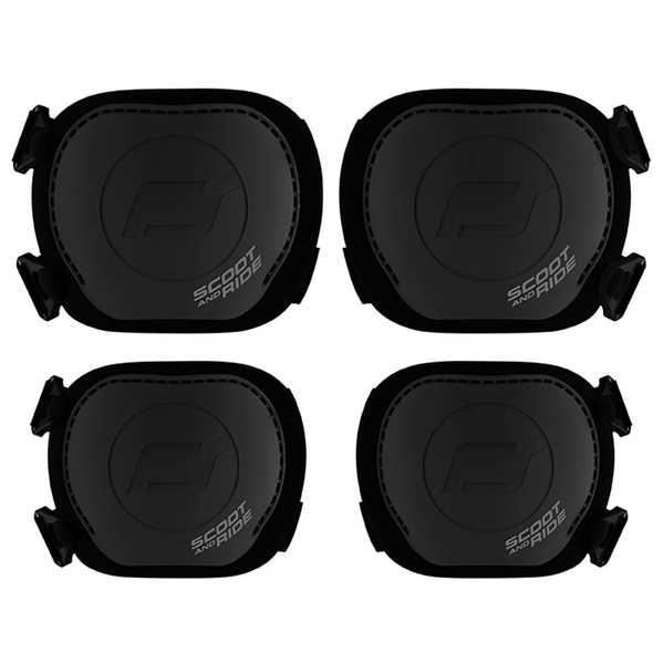 Ochraniacze dla dzieci, na rolki, wrotki, hulajnogę, rozm. S, kolor: Black (czarny), Scoot and Ride