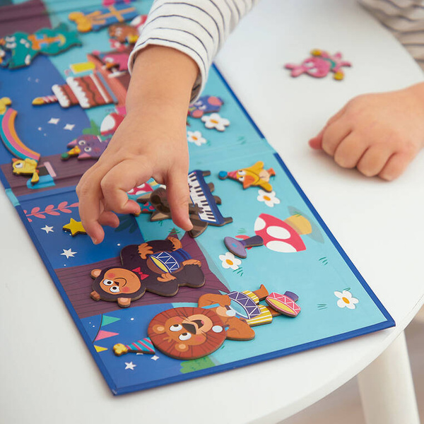 Układanka Magnetyczna Przyjęcie w lesie Magneti'stories 3 lata+, Janod