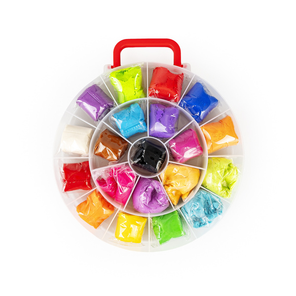 Pachnące Masy Plastyczne - Walizeczka, zestaw 20 szt., 3 lata+, Scentos