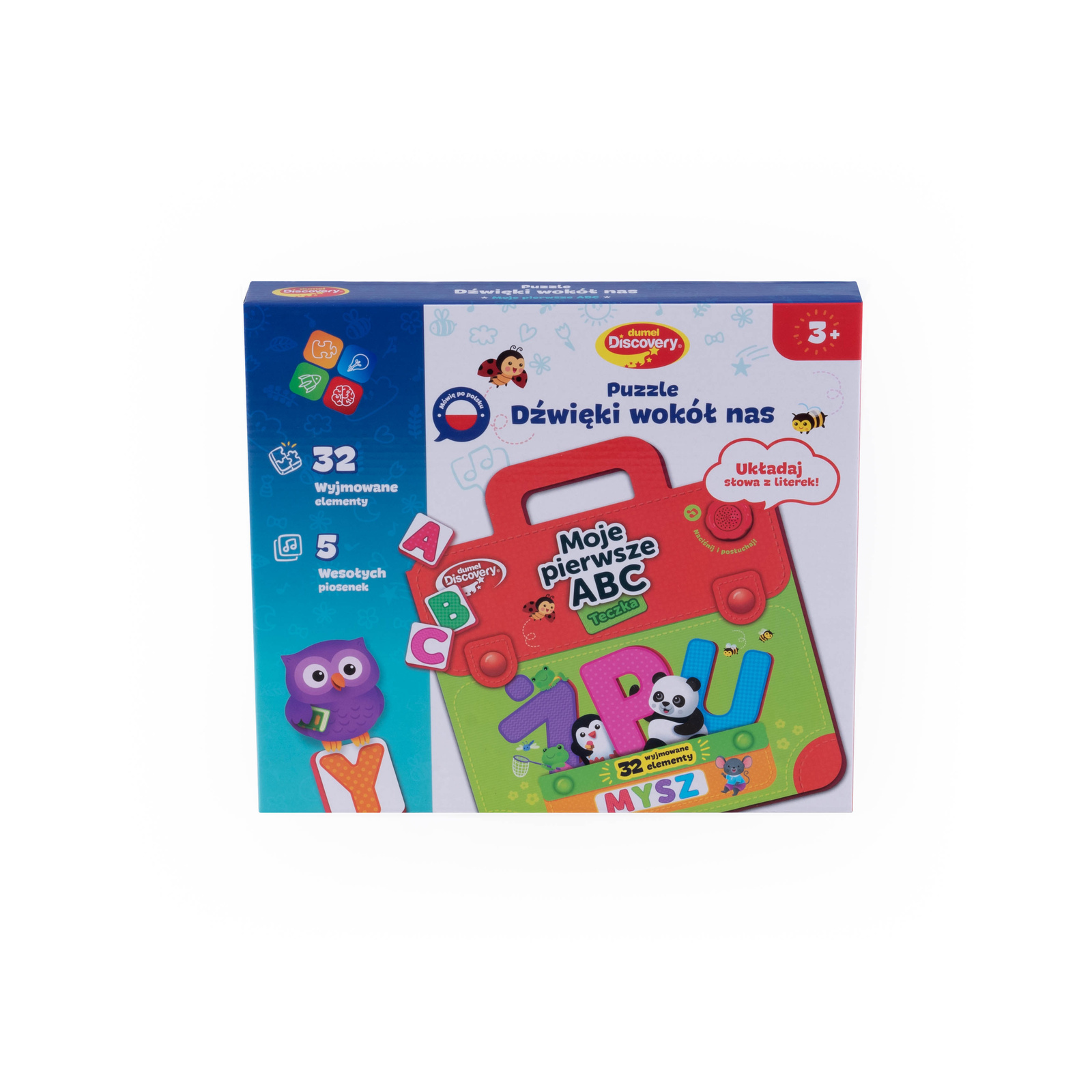Puzzle interaktywne ABC Dumel Discovery – edukacyjna zabawka